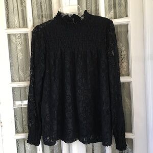 Cable & Gauge Lace Top - Size M